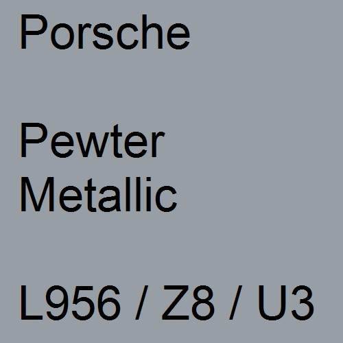 Porsche, Pewter Metallic, L956 / Z8 / U3.